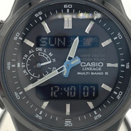  CASIO カシオ LINEAGE リニエージ ソーラー 電波 腕時計 LCW-M300DB-1AJF   ブラック