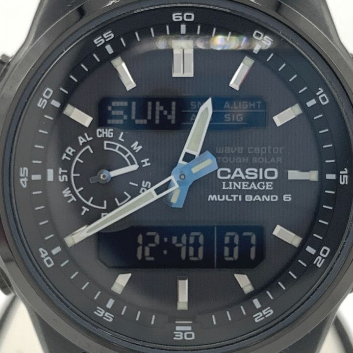 CASIO カシオ LINEAGE リニエージ ソーラー 電波 腕時計 LCW-M300DB-1AJF ブラック｜中古｜なんでもリサイクルビッグバン
