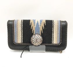 〇〇 Atease メンズ 長財布 別注オルテガラグウォレット チャコールブラック Bランク