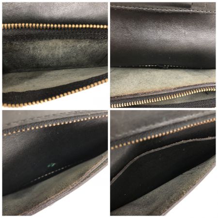  Atease メンズ 長財布 別注オルテガラグウォレット チャコールブラック