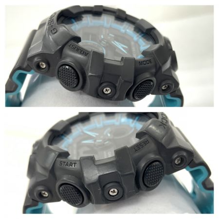  CASIO カシオ G-SHOCK ジーショック クォーツ腕時計 GA700SE ブラック x ブルー