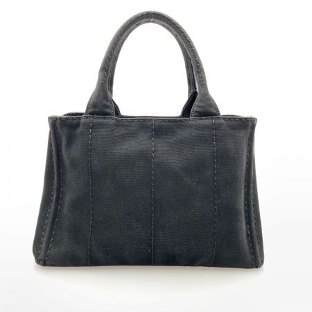  PRADA プラダ ミニカナパ ハンドバッグ ブラック