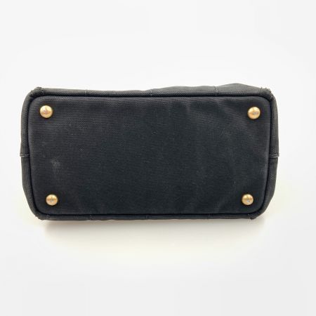  PRADA プラダ ミニカナパ ハンドバッグ ブラック