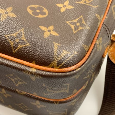 LOUIS VUITTON ルイヴィトン モノグラム リポーターPM ショルダーバッグ M45254 ブラウン