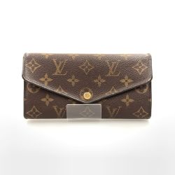 〇〇 LOUIS VUITTON ルイヴィトン モノグラム ポルトフォイユ サラ 二つ折り長財布 M60531 ブラウン Cランク
