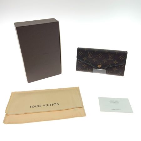  LOUIS VUITTON ルイヴィトン モノグラム ポルトフォイユ サラ 二つ折り長財布 M60531 ブラウン