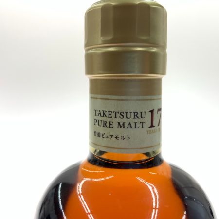 【北海道内限定発送】 TAKETSURU 竹鶴/ニッカウイスキー 17年 ピュアモルト 700ml 国産ウイスキー 未開栓