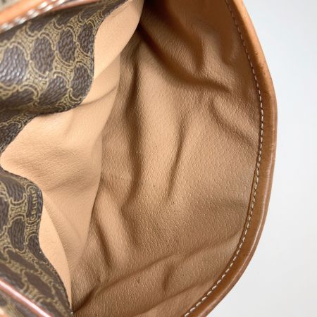  CELINE セリーヌ マカダム柄 ショルダーバッグ ブラウン