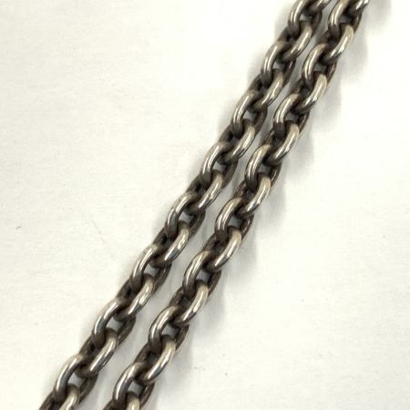  GUCCI グッチ Gロゴ チェーン ペンダントネックレス Ag925 シルバー925 18.6g シルバー