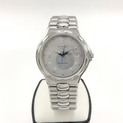 〇〇 LONGINES ロンジン CONQUEST コンクエスト クォーツ 腕時計 L1 631 4 シルバー Bランク