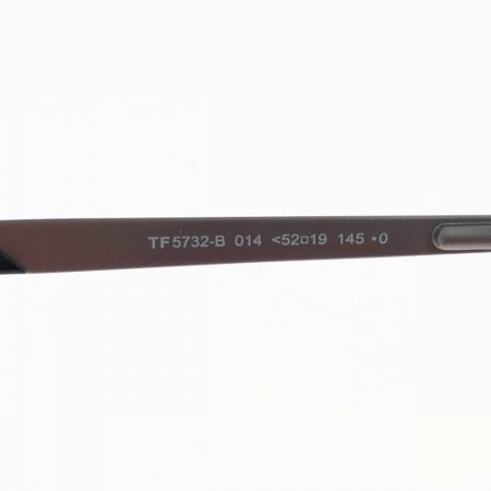  TOM FORD トムフォード サングラス メガネフレーム FT5732B-52 シルバー x ブラック