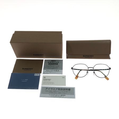  BURBERRY バーバリー サングラス メガネフレーム BE1370-54-1 ブラック 度入り