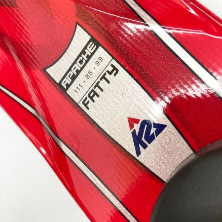  K2 ケーツー K2 FATTY APACHE 99cm ショートスキー レッド