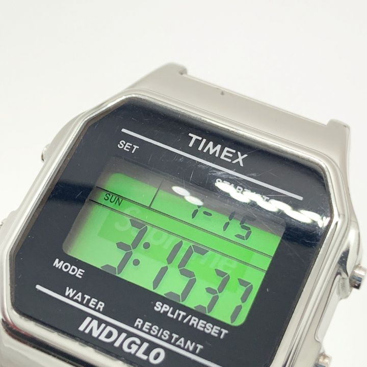 中古】 TIMEX タイメックス Supreme シュプリーム コラボ 腕時計 TW2U03500 シルバー｜総合リサイクルショップ  なんでもリサイクルビッグバン オンラインストア