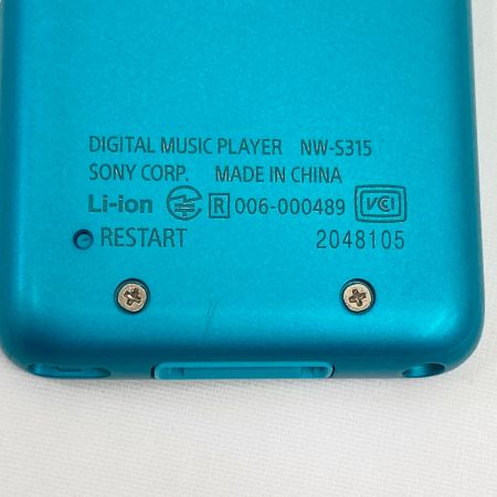  SONY ソニー WALK MAN ウォークマン  ポータブルプレーヤー  NW-S315