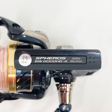  SHIMANO シマノ 21 スフェロス SW6000HG  043634 リール スピニングリール
