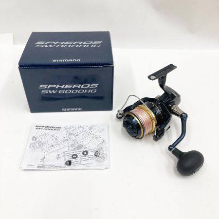  SHIMANO シマノ 21 スフェロス SW6000HG  043634 リール スピニングリール