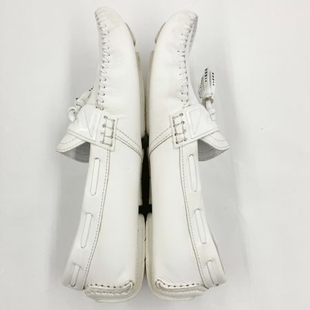  JIMMY CHOO ジミーチュウ タッセル スリッポン ローファー シューズ ホワイト