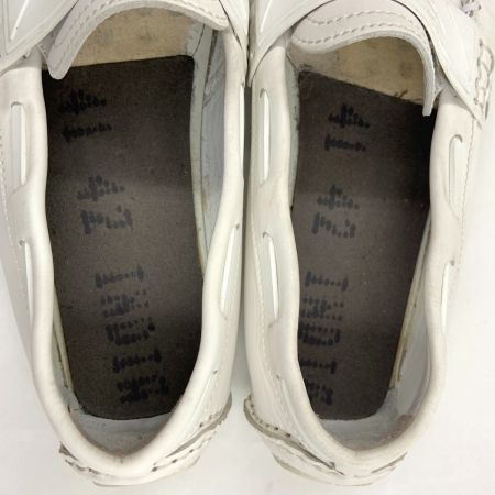  JIMMY CHOO ジミーチュウ タッセル スリッポン ローファー シューズ ホワイト