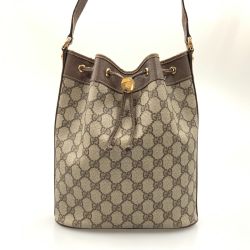 〇〇 GUCCI グッチ GGプラス ショルダーバッグ 巾着バッグ  001.115.6179 現状渡し Dランク