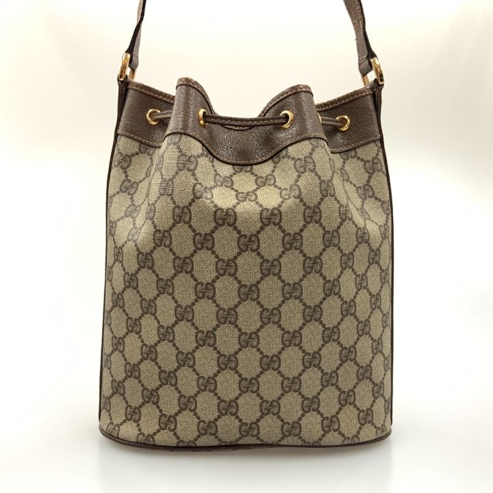 GUCCI グッチ GGプラス ショルダーバッグ 巾着バッグ 001.115.6179