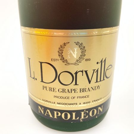  L.Dorville ドーヴィル NAPOLEON PURE GRAPE BRANDY 700ml 40% 未開栓