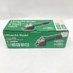 〇〇 HITACHI 日立 100mm 電気 ディスクグラインダー G10SP4 グリーン Aランク