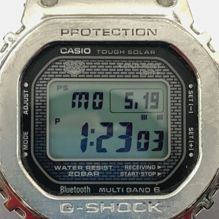  CASIO カシオ Gショック  ボーイズ ソーラー電波クォーツ  GMW-B5000 シルバー 現状渡し 
