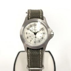 〇〇 HAMILTON ハミルトン カーキ キング レディース H642110 グリーン Bランク