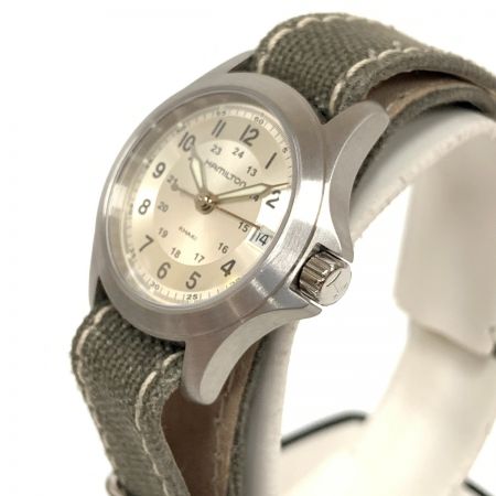  HAMILTON ハミルトン カーキ キング レディース H642110 グリーン