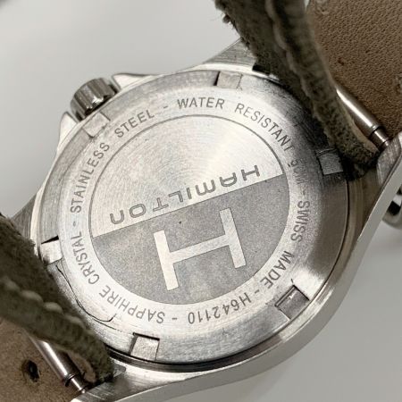  HAMILTON ハミルトン カーキ キング レディース H642110 グリーン
