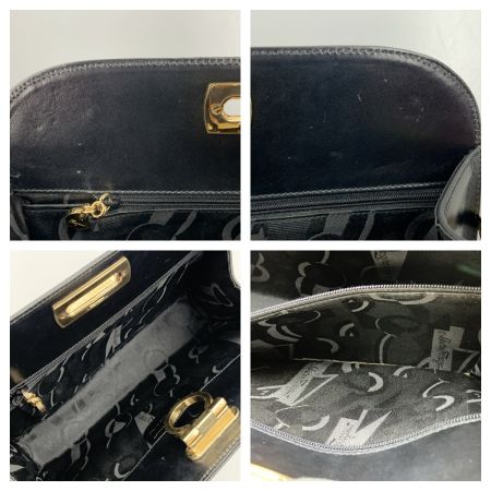  Salvatore Ferragamo サルヴァトーレフェラガモ ガンチーニ チェーン ショルダーバッグ  P21 0587 ブラック