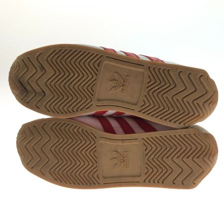  adidas アディダス COUNTRY スニーカー 25.5cm 661977 ホワイト×レッド