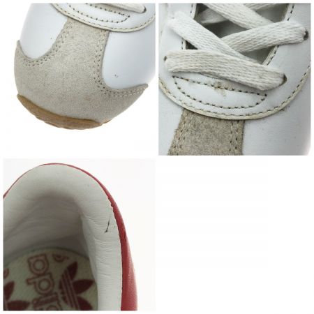 adidas アディダス COUNTRY スニーカー 25.5cm 661977 ホワイト×レッド