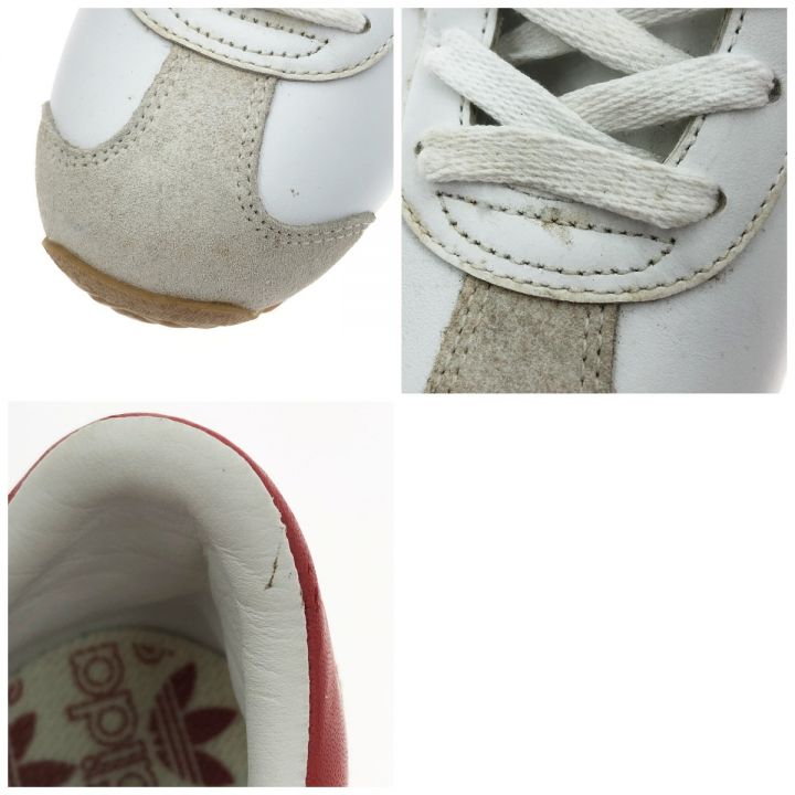adidas アディダス COUNTRY スニーカー 25.5cm 661977 ホワイト×レッド
