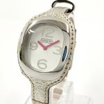 〇〇 COACH コーチ レザー レディース クォーツ 腕時計 シルバー Bランク