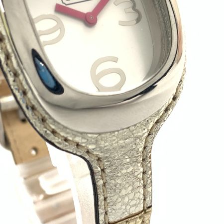  COACH コーチ レザー レディース クォーツ 腕時計 シルバー