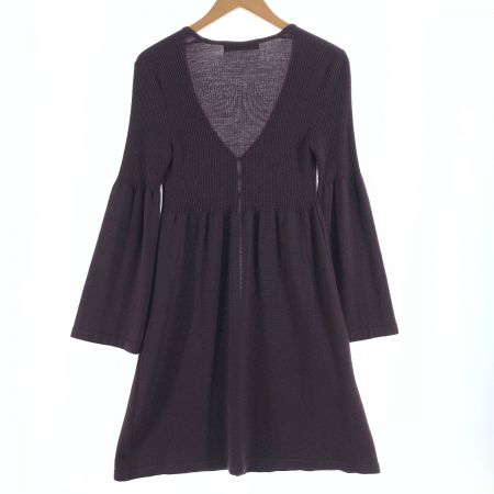  LEONARD レオナール レディース ロングカーディガン サイズ2 インディゴ