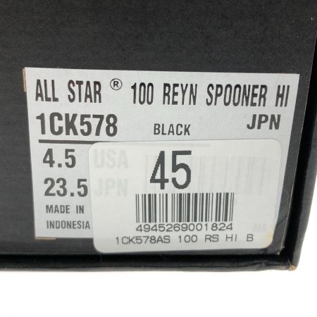  CONVERSE コンバース 100 REYN SPOONER HI ハイカットスニーカー 23.5cm 1CK578 ブラック