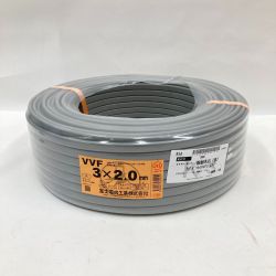 〇〇 富士電線工業(FUJI ELECTRIC WIRE) 電材 VVFケーブル 3芯 3× 2.0 LFV-R 100m 未開封品 Sランク