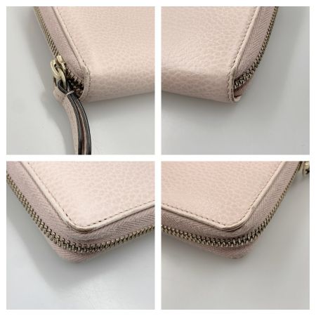  GUCCI グッチ GGマーモント ジップアラウンドウォレット 長財布 456117 496334 ピンク