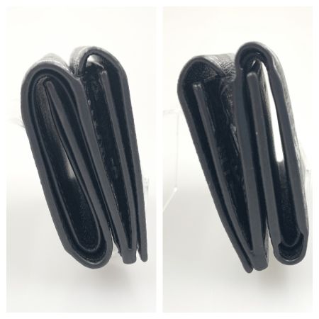  BALENCIAGA バレンシアガ SIGNATURE MINI ウォレット 三つ折り財布 594312 ブラック