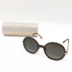 〇〇 JIMMY CHOO ジミーチュウ サングラス 55□22 140 S-55-086 ブラウン Aランク