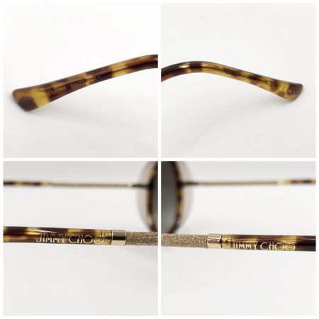  JIMMY CHOO ジミーチュウ サングラス 55□22 140 S-55-086 ブラウン