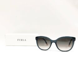 〇〇 FURLA フルラ サングラス 53□18 135 SFU045 グリーン Bランク