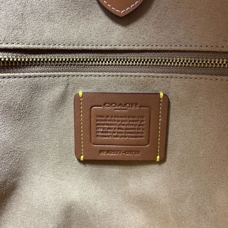  COACH コーチ ダコタ バケット バッグ 16 ホース アンド キャリッジ プリント ショルダー バッグ CH733 ブラウン