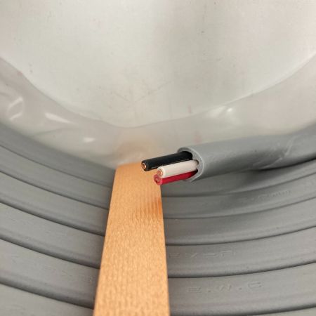  富士電線工業(FUJI ELECTRIC WIRE)  電材 VVFケーブル 3芯 3× 2.0 LFV-R 100m 未開封品 グレー