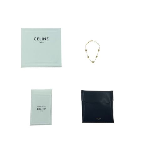  CELINE セリーヌ ミニ トリオンフ ブレスレット ゴールド