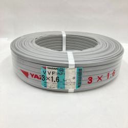〇〇 YAZAKI  電材 VVFケーブル 3芯 3× 1.6 PbF 100m 未開封品 3×1.6 Nランク