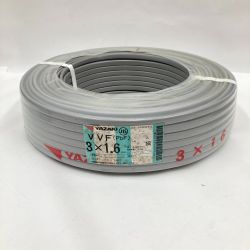 〇〇 YAZAKI 電材 VVFケーブル 3芯 3× 1.6 PbF 100m 未開封品 3×1.6 Nランク
